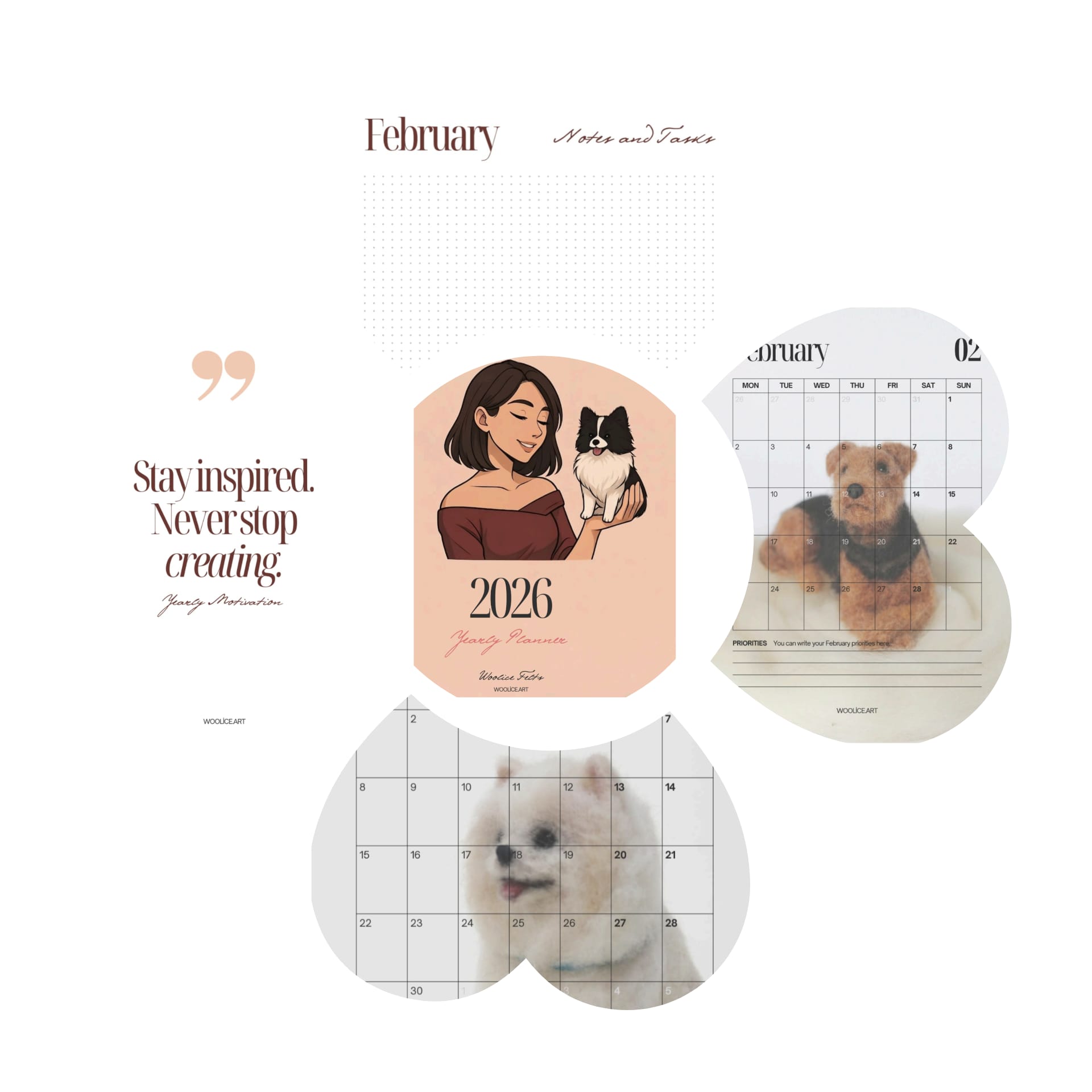 Woolice Felts Planner 2026